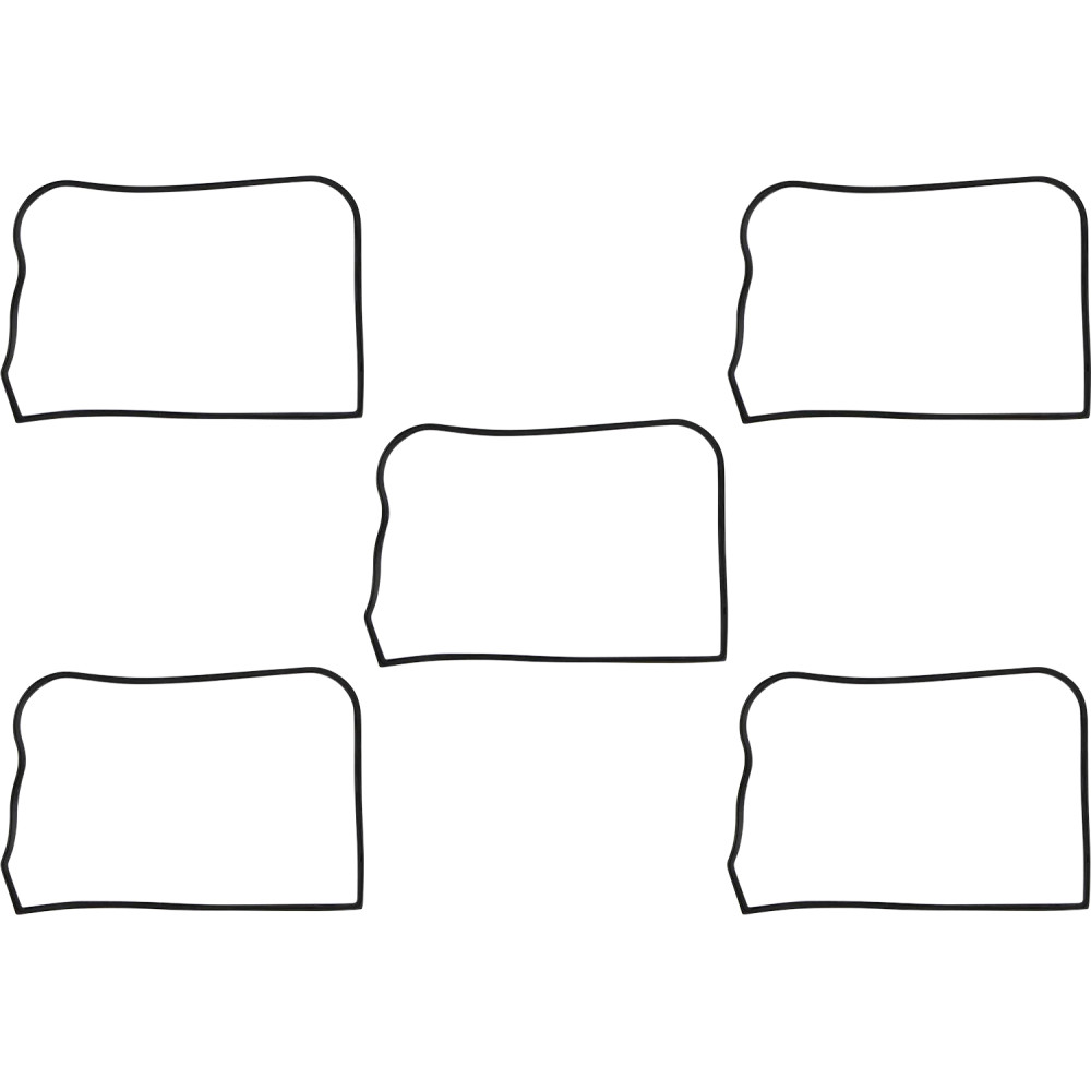 Replacement Rocker Box Cover Gaskets — 5 pack, upper mounting