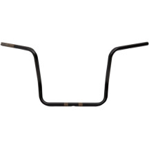 Manillar Ape Hanger 1" — abrazadera 1", alzada 14", ancho 38", negro brillo