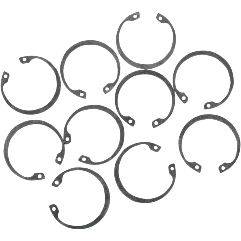 Snap Rings — 3/4 ring, pressure plate, 5-speed, 10-pack, silver