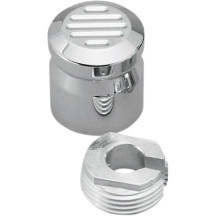 Chrome Billet Choke Cable Knob Cover