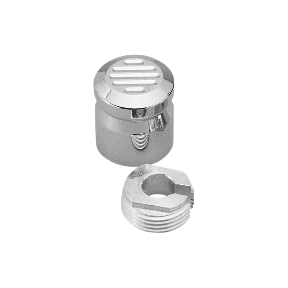 Chrome Billet Choke Cable Knob Cover