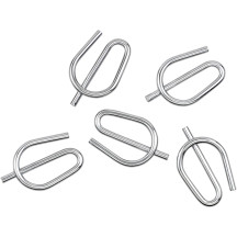Chrome Rear Axle Nut Spring Clip