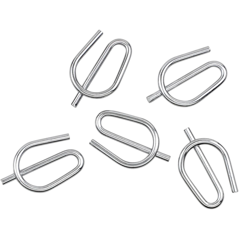 Chrome Rear Axle Nut Spring Clip