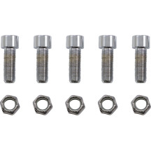 Kit de herrajes de montaje para rotor, piñón y correa — 31,8 mm (1-1/4"), cromado, kit