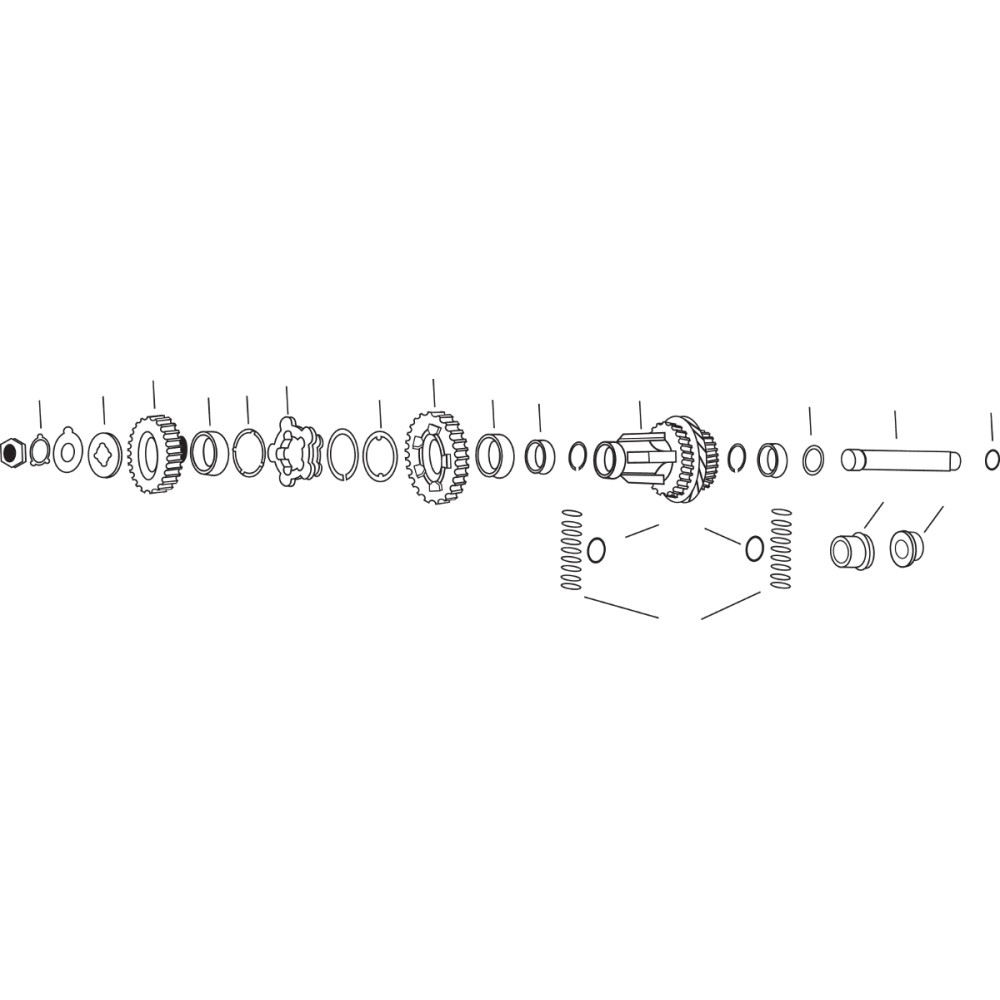 4th Gear Countershaft Outside Retaining Washers 4th Gear Countershaft Outside Retaining Washers