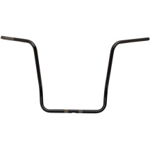 Manillar Ape Hanger de 1" — Elevación 45,5 cm (18"), Diámetro de sujeción 25,4 mm (1"), Ancho 97 cm (38"), negro brillante