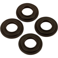 Valve Spring Upper Collars — Low-profile lower spring collar, steel, 4 pack
