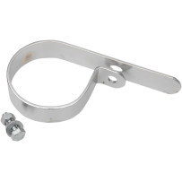 Abrazadera P extendida para silencioso — diámetro de sujeción 3", cromado