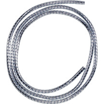 Cubierta cromada para cables y alambres — 4,8 mm, 152,5 cm, cromado