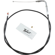 Cable de acelerador/ralentí de vinilo negro — carcasa 108 cm (42-1/2"), tamaño estándar