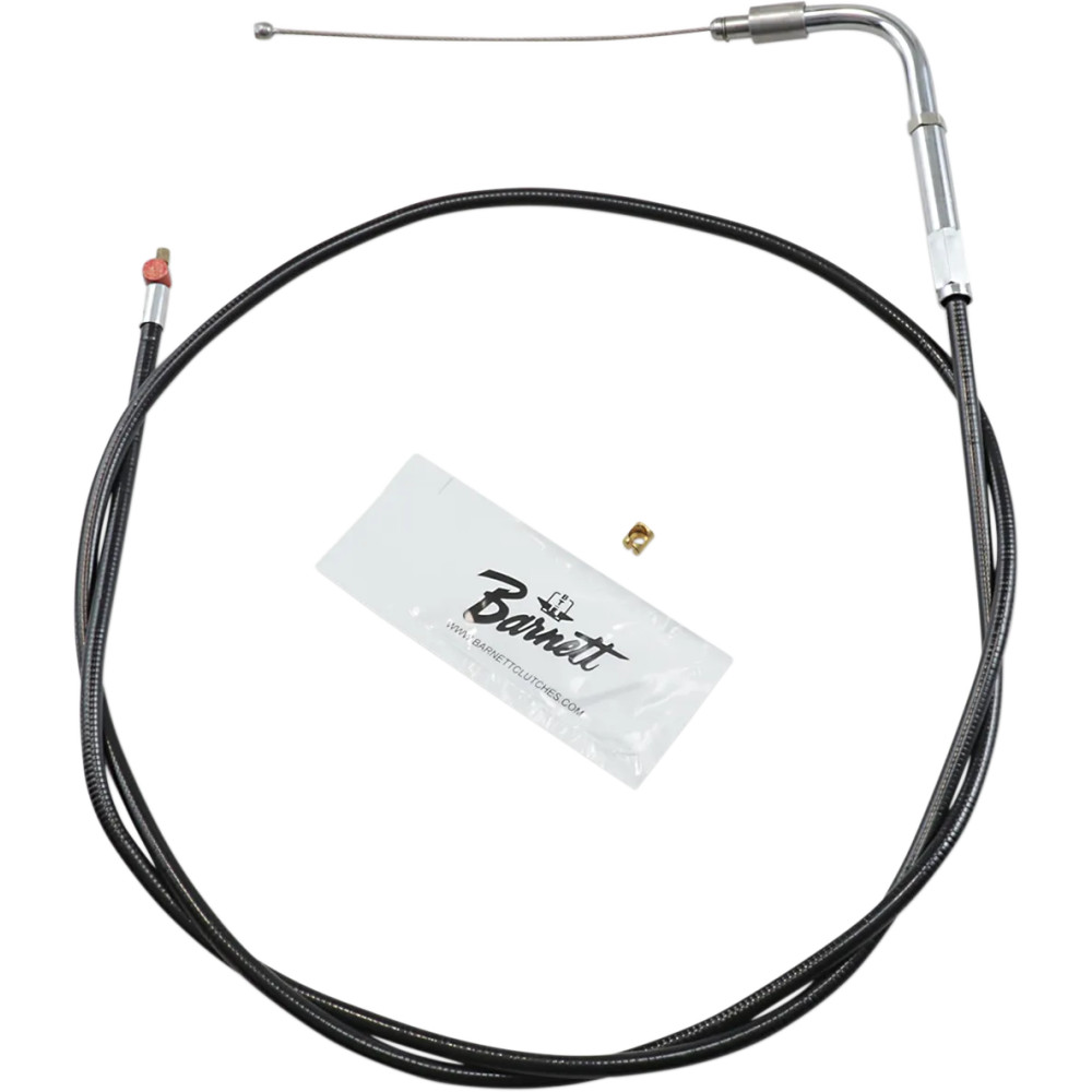 Cable de acelerador/ralentí de vinilo negro — carcasa 108 cm (42-1/2"), tamaño estándar