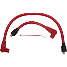 409 Pro Race Custom-Fit Spark Plug Wire Kit — 10.4 mm, 40.5 cm, Red