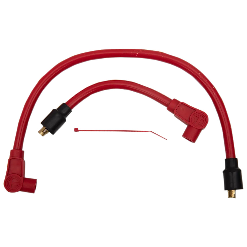 409 Pro Race Custom-Fit Spark Plug Wire Kit — 10.4 mm, 40.5 cm, Red