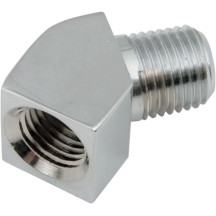 Chrome Motor Case Breather Fitting