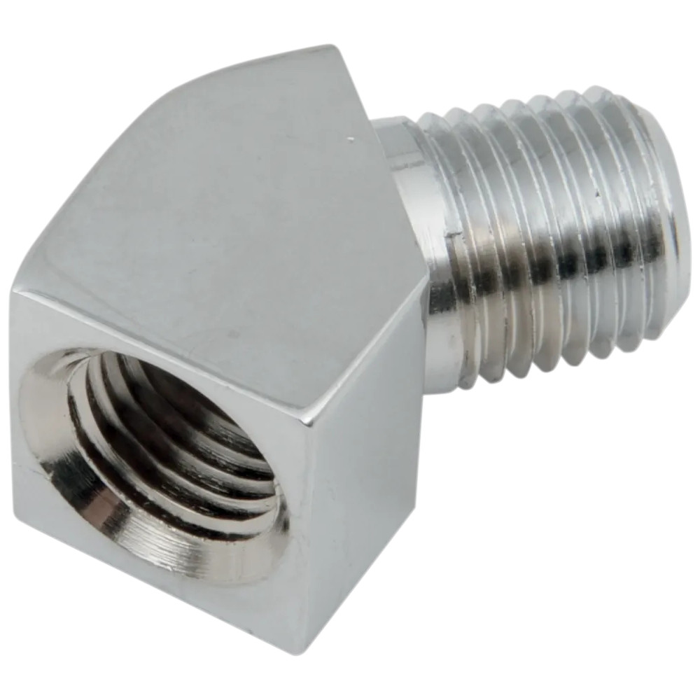 Chrome Motor Case Breather Fitting