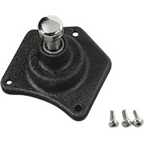 Solenoid End Cover with Starter Button — Black, SHS9900-3