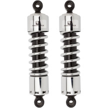 412 Series Shocks — Black/Chrome