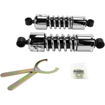 412 Series Shocks — Black/Chrome