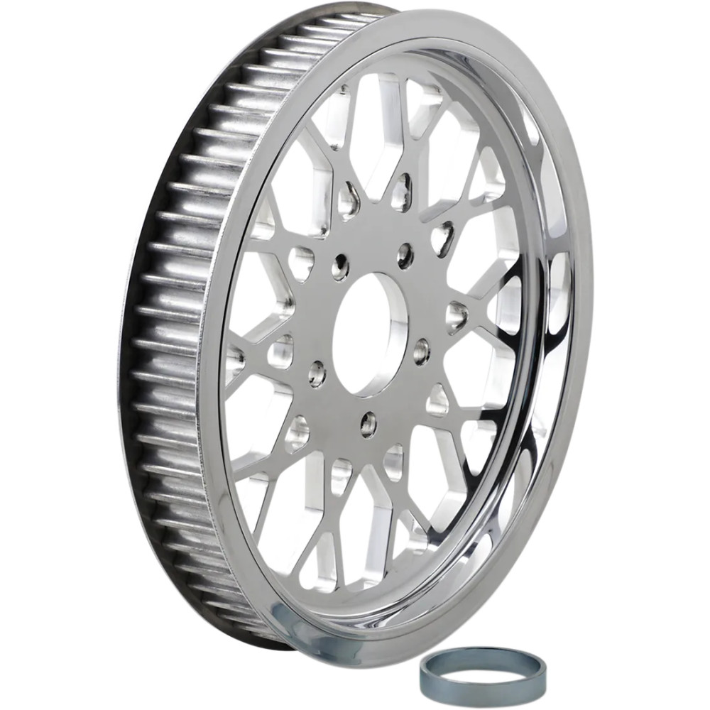 Polished 1-1/2" Rear Belt Pulley