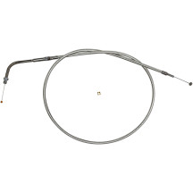 Cable trenzado Sterling Chromite II® para Harley-Davidson — 96,5 cm carcasa, ajuste del manillar roscado