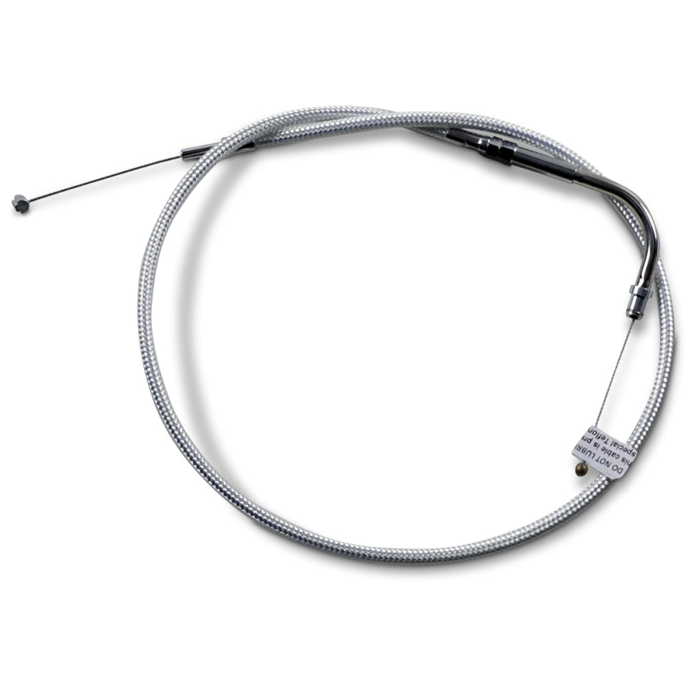 Cable trenzado Sterling Chromite II® para Harley-Davidson — Longitud de carcasa 67,5 cm (26-1/2"), recorrido 12,7 cm (5"), cromo