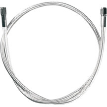 Braided Universal Brake Line — 23 cm (9\"), Chrome