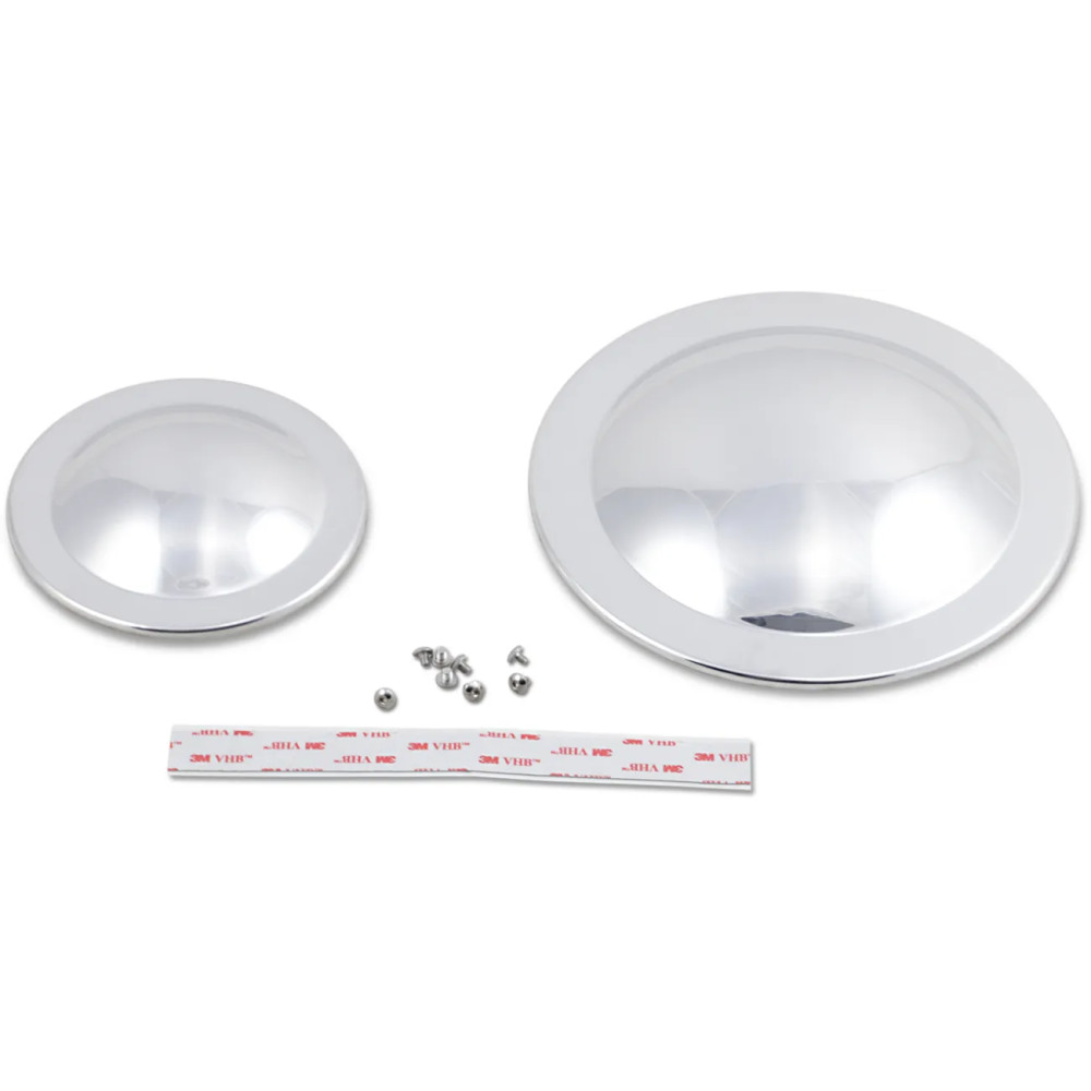 Polished Domed Pulley Cover Kit Polished Domed Pulley Cover Kit