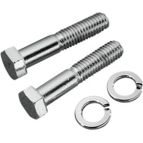 Custom Handlebar and Riser Mounting Bolts — 1/2-20, 2-3/4 in, Chrome