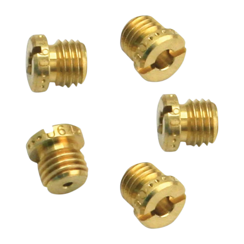 Main Jets — 0.072, 5-pack, brass