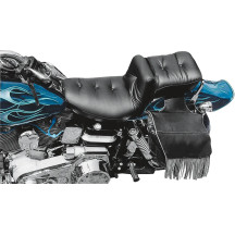 Regal Duke Pillow 2-Up Seat — 33 cm (13") driver width, 20.5 cm (8") rear width, Black