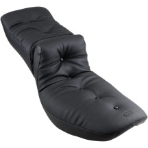Regal Duke Pillow 2-Up Seat — 33 cm (13") driver width, 20.5 cm (8") rear width, Black