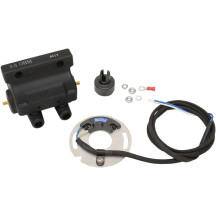 Kit de encendido y bobina — Encendido electrónico, negro