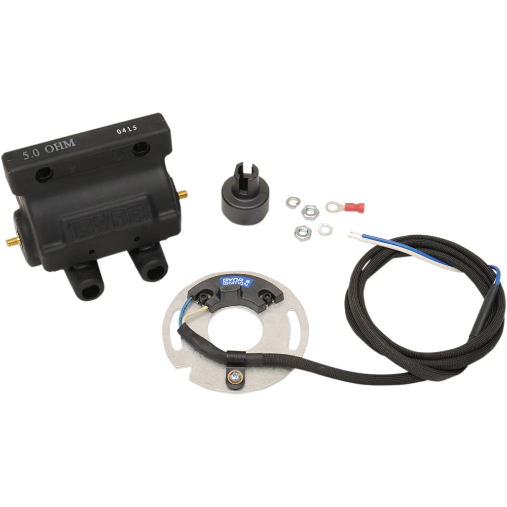 Kit de encendido y bobina — Encendido electrónico, negro