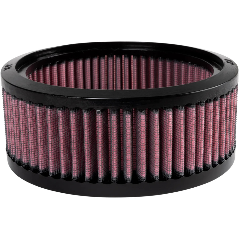 Filtro de aire de alto flujo de repuesto — diámetro interior 117.00 mm, altura 64.00 mm, rojo
