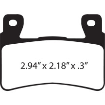 Sintered Metal Harley/Buell Brake Pad
