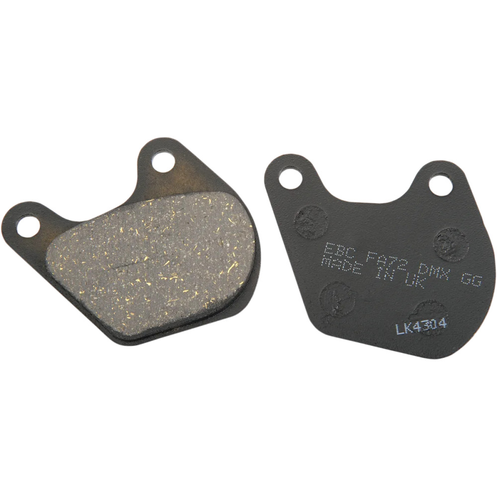 Pastillas de freno orgánicas Harley/Buell — 89 mm, 6.5 mm, fibra aramida Pastillas de freno orgánicas Harley/Buell — 89 mm, 6.5 mm, fibra aramida
