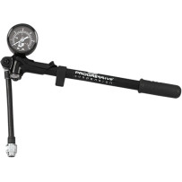 Gauge-Mounted Pump — 0–30 psi, Black, for forks and air shocks