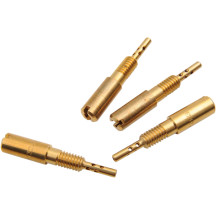Genuine Mikuni VM28/486 Series Pilot Jets — Jet size 50, 4 pack, Gold