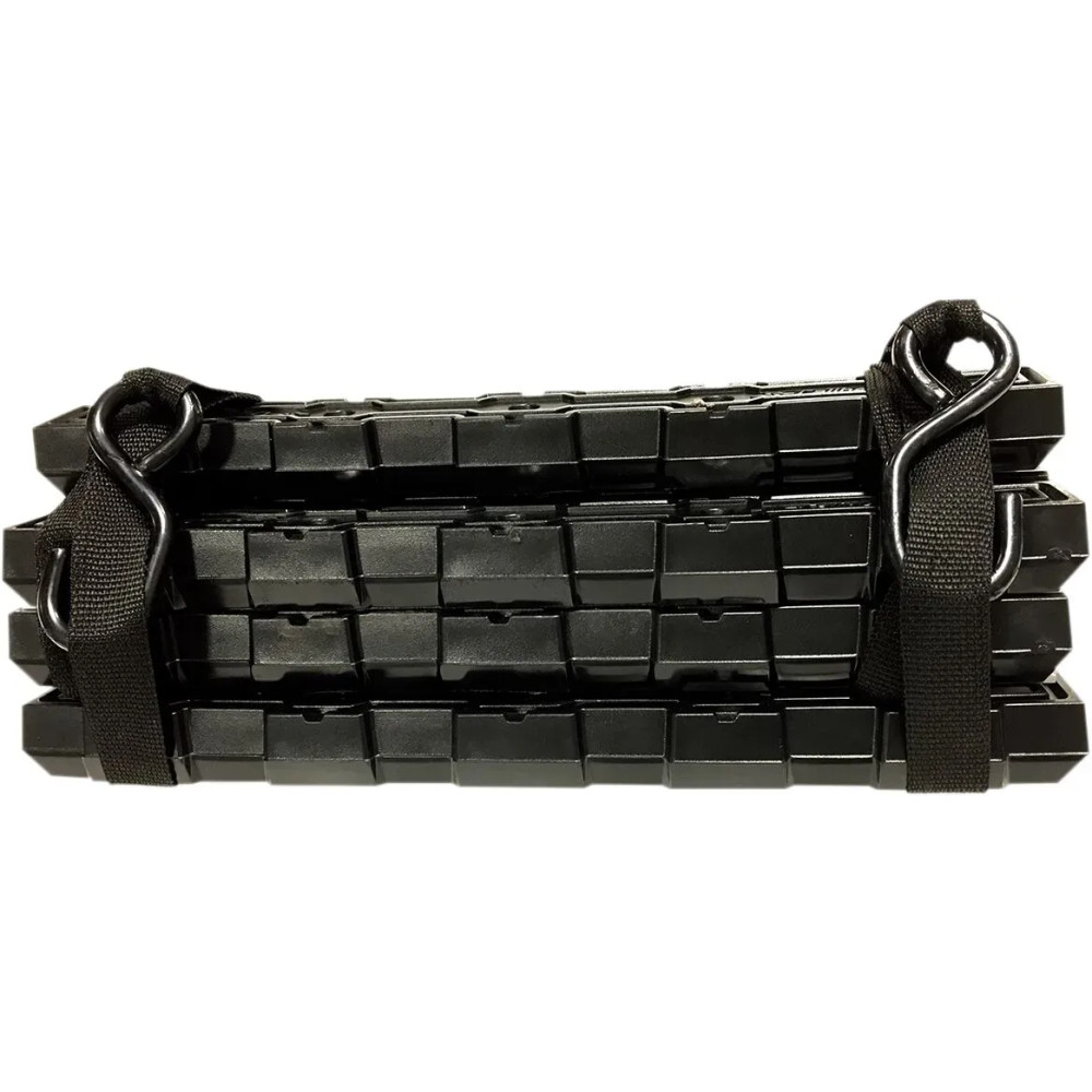 Escalera de tracción — 208 cm (82"), 38 cm (15"), Negro