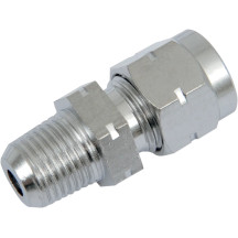 Accesorio de tubo de aceite cromado para Rocker