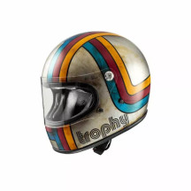 Trophy Platinum Edition Helmet — Size L, Gloss gray