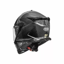 Streetfighter Carbon Helmet — L, aramid & carbon fiber shell, Gloss black