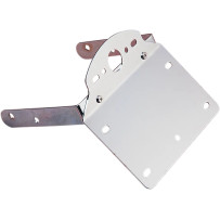 License Plate and Taillight Bracket — Harley-Davidson, Chrome