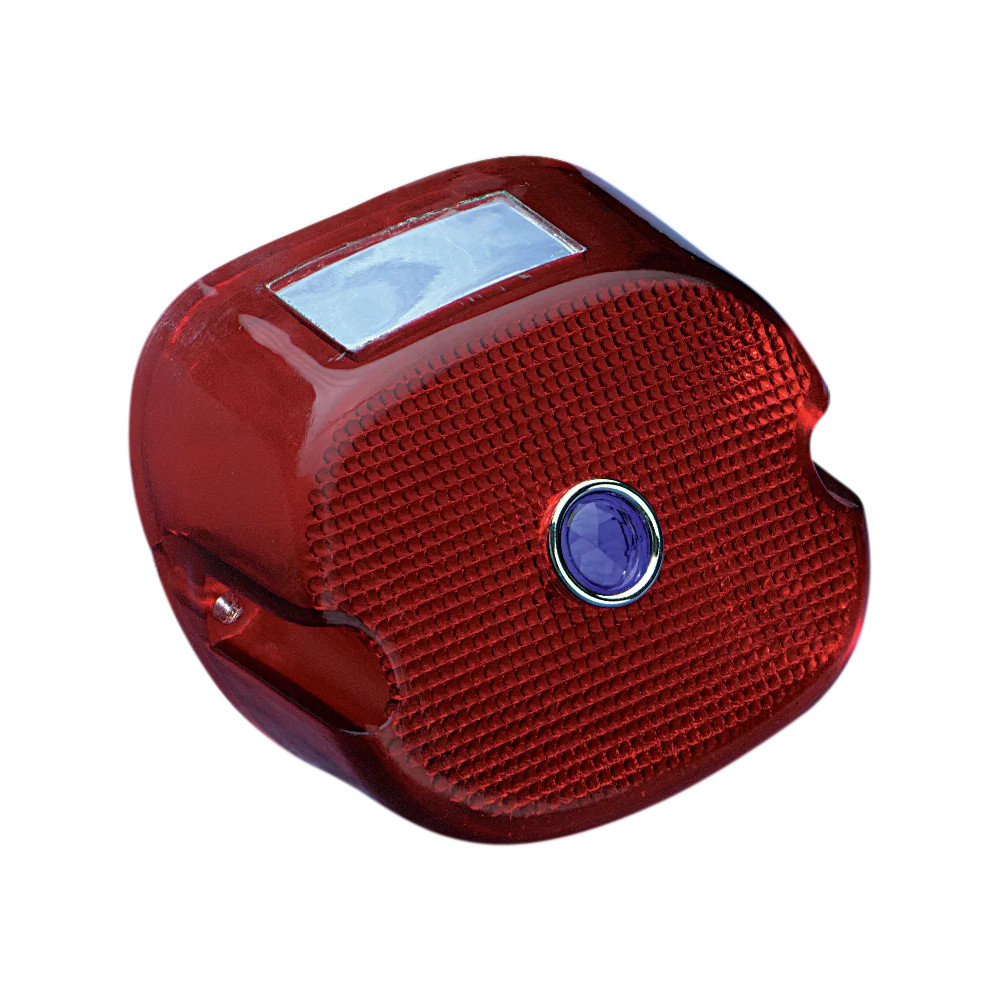 Laydown Taillight Lens with Top Tag Window Laydown Taillight Lens with Top Tag Window