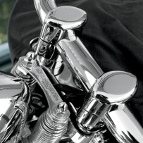 Big Buffalo 1-1/2" Springer Handlebar Riser Kit — 1-1/2" clamp, chrome