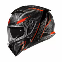 Devil Carbon ST2 Helmet — XS, Black Gloss