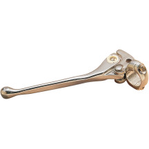 Lever Assembly with 7/16" Cable Opening — Polished silver