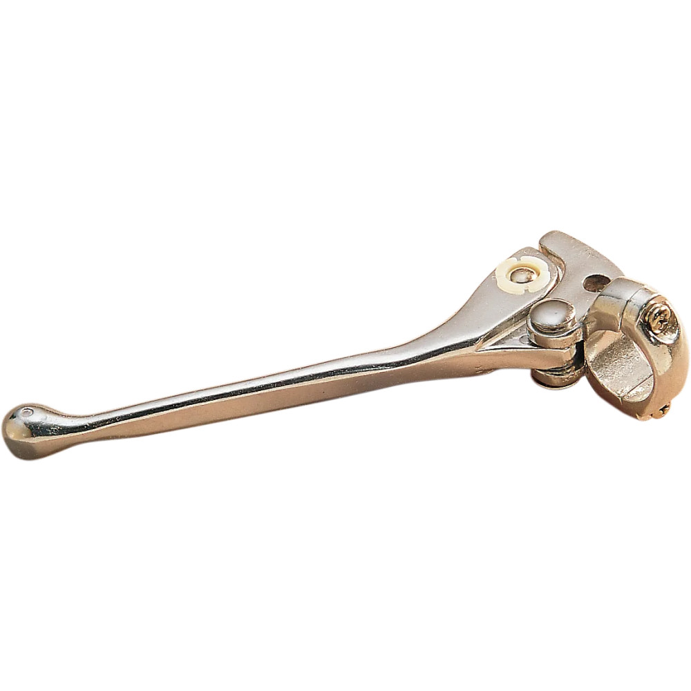 Lever Assembly with 7/16" Cable Opening — Polished silver