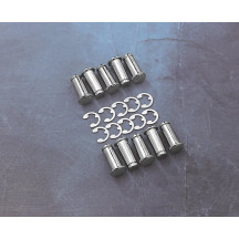 Kit de pasador/clip — Paquete de 10, cromo