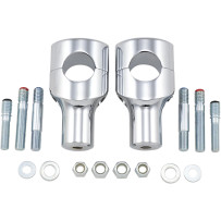 Big Buffalo Handlebar Risers — 1-1/2" clamping diameter, chrome